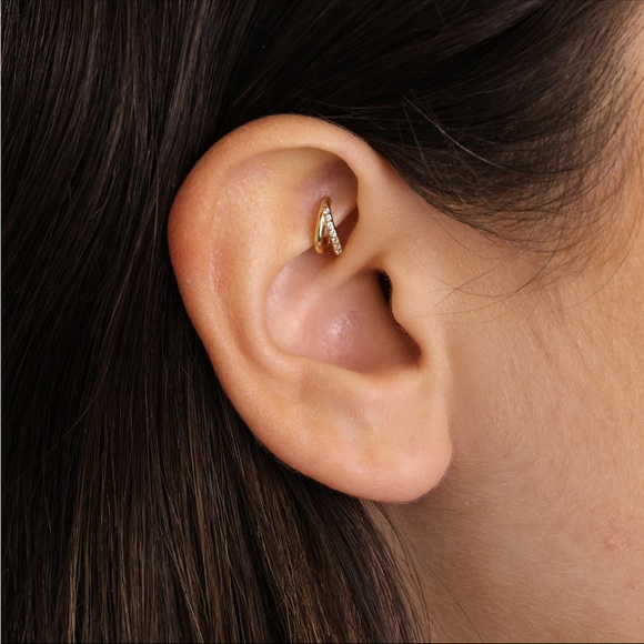 Double Gold Hoop